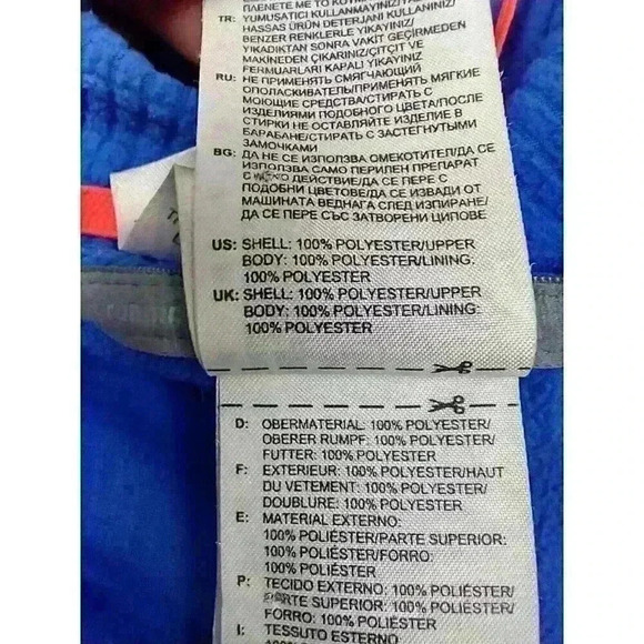 Adidas Running Response Women's Small Blue Orange Hoodie Track Jacket - Picture 5 of 9